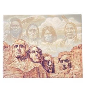 David Behrens Founding Fathers Limited Edition 8” x 11” Frameless Glass Art